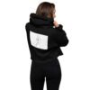 womens-cropped-hoodie-black-back-692dd3473dd11.jpg Speaking Eyes Pet Lover Crop Hoodie