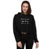 womens-cropped-hoodie-black-front-692dd3473cc27.jpg Speaking Eyes Pet Lover Crop Hoodie