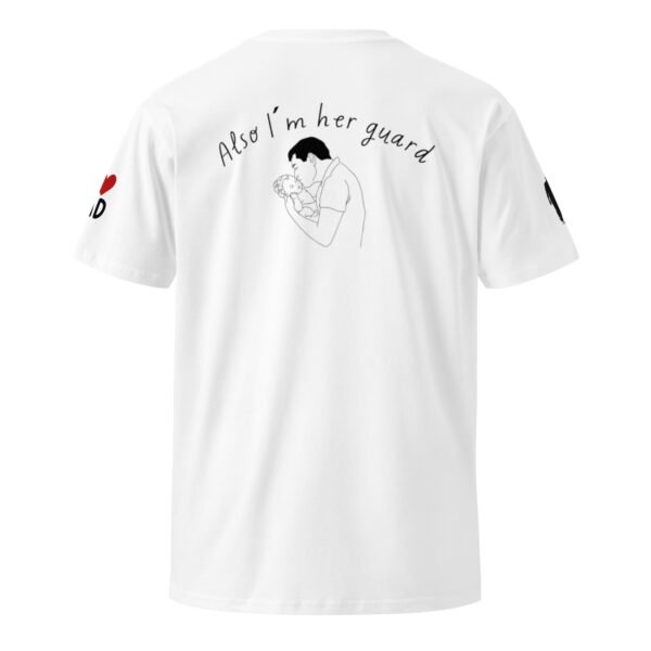 unisex-premium-t-shirt-white-back-697bc99fbc184.jpg Premium t-shirt- Dad of the little princess