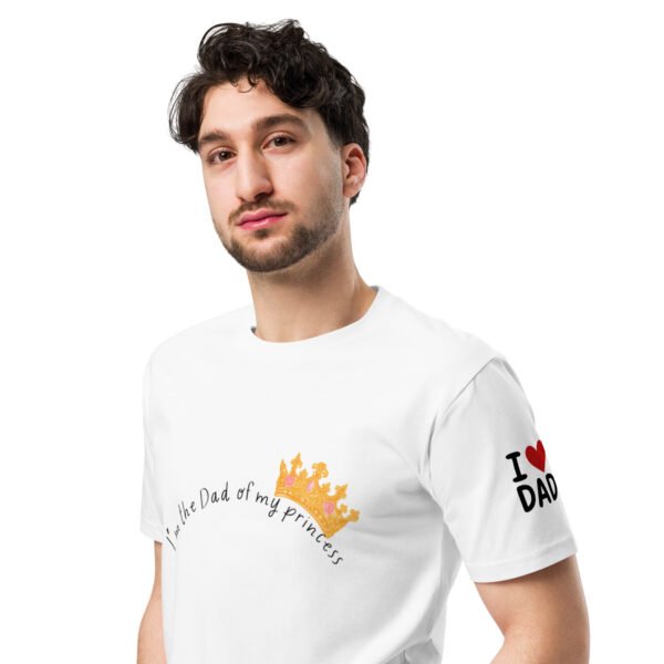 unisex-premium-t-shirt-white-left-front-697bc99fbd7b8.jpg Premium t-shirt- Dad of the little princess